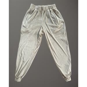 SKIMS Luxe Velour Velvet Comfy Joggers Pants Y2K Lounge Athleisure Tan Honey S